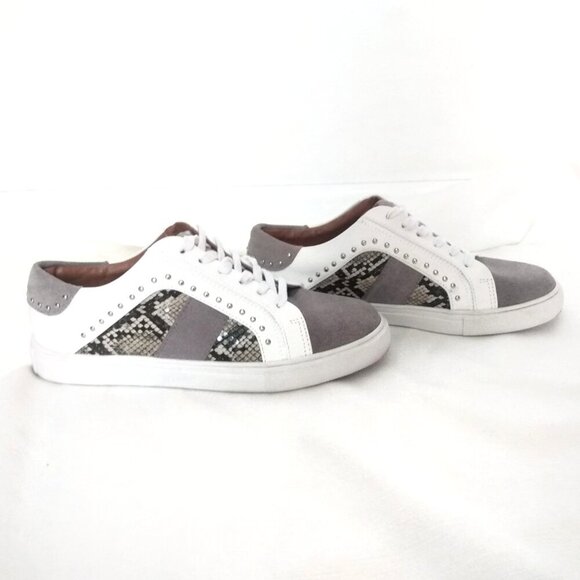 Steve Madden Annita snake/ stud sneakers EUC - Picture 1 of 5